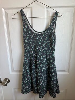 Aeropostale Floral Scoop-Neck Skater Dress